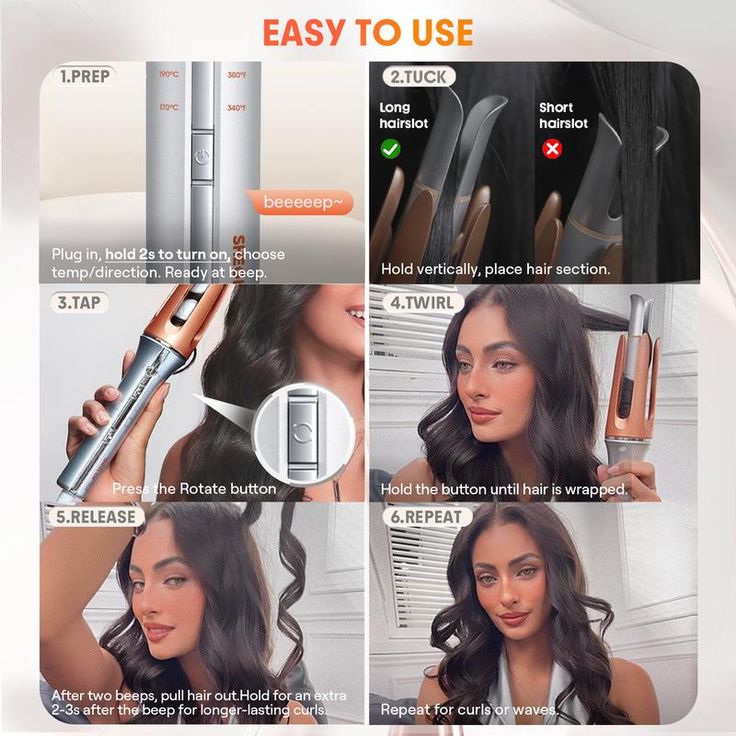 SHEGLAM Hair Automatic Curling Iron - RareReed
